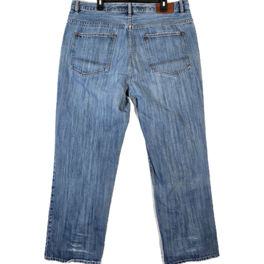 Ecko Unltd Jeans Baggy 5-pocket Size 38 Y2K Vtg Hip Hop Skater Wide Leg